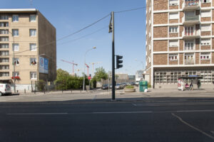 Aperçu de la rue Adrien Meslier depuis le boulevard Victor Hugo - Septembre 2014