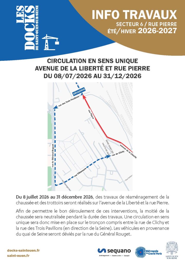 flyer déviation rue Pierre